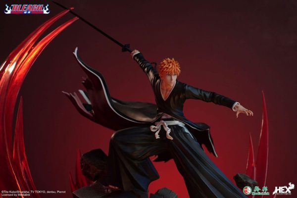 Estátua de Bleach Ichigo Kurosaki 1/6 Elite Dynamic de 51 cm - Imagen 7
