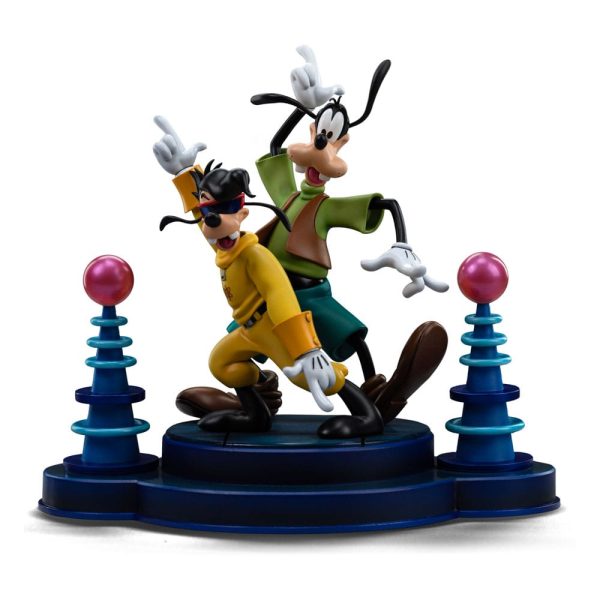 Estatua de Goofy y Max en escala 1/10 con altura de 24 cm - ¡Ideal para coleccionistas!