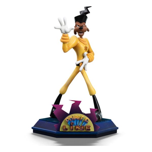Estátua de Goofy y su hijo en escala 1/10 de Powerline, con una altura de 24 cm.