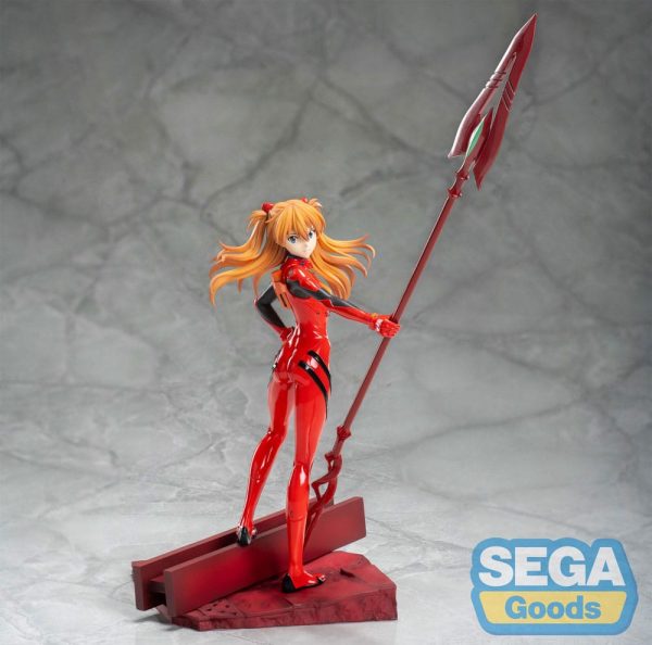 Estátua luminosa de Asuka Shikinami de Evangelion: 3.0+1.0 Thrice Upon a Time