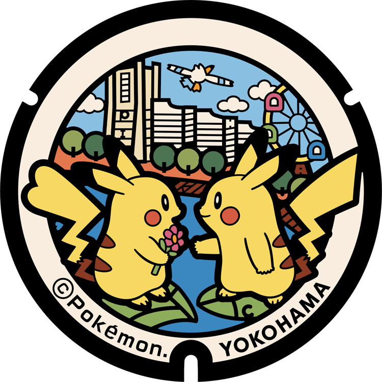 Tapas Pokémon por Japón: ¡Atrápalas Todas (bajo tus pies)!
