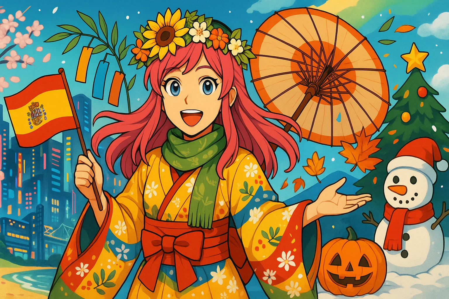 ayuri, días especiales del año, ilustraciones, tradiciones y Akihabara.es