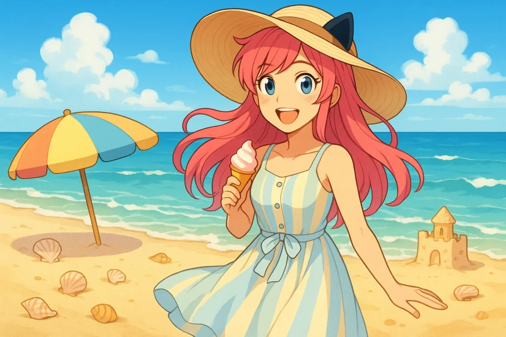 soy Sayuri, y hoy vengo a da la bienvenida al verano, llena de energía desde que llegué a este rincón del Mediterráneo